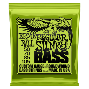 Regular Slinky electric bass strings 50-105