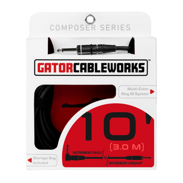 10 Foot Strt to RA Instrument Cable GCWC-INS-10RA