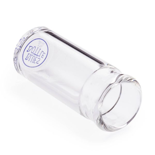 276 DUNLOP BLUES BOTTLE HEAVY WALL LARGE CLEAR SLIDE - Image 3