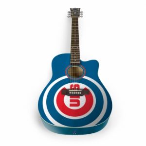 Woodrow Guitars Chicago Cubs Acoustic Guitar ACMLB05