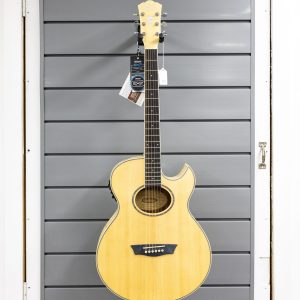 Washburn Festival Series Cutaway Acoustic Electric Guitar. Natural / EA20