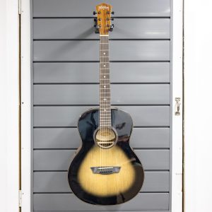 Washburn Novo S9 Bella Tono Studio Acoustic Guitar. Gloss Charcoal Burst / BTS9CH / BTS9CH-D-U