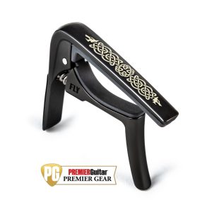 Dunlop Trigger Fly Capo Black Celtic Knot Edition Curved 63CBKC