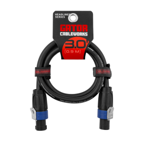 Headliner Series 3 Foot Twist Lock Connector Speaker Cable / GCWH-SPK-03-2TL