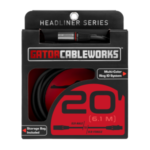 20 Foot XLR Microphone Cable GCWH-XLR-20