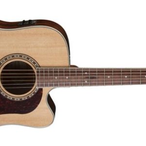 Washburn D10SCE Heritage 10 Series Dreadnought Cutaway Acoustic Electric Guitar. Natural / HD10SCE-O-U