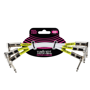 6″ Angle Angle Patch Cable 3 Pack White  P06051