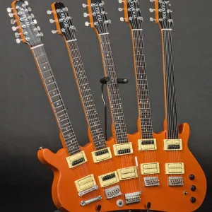 Axe Heaven Rick Nielsen 5 Neck Miniature Guitar