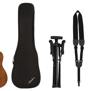 Fender Soprano Ukulele Starter Pack – Natural