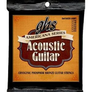GHS Americana Series acoustic guitar strings Light 12 54 / S425