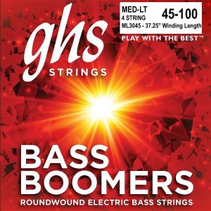 GHS Bass Boomers 4 string Medium Light 45 100 / ML3045
