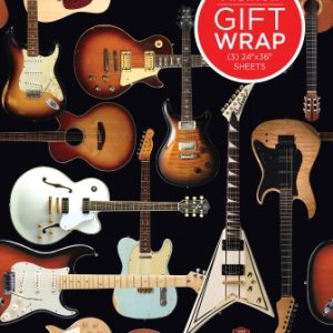HAL LEONARD WRAPPING PAPER – GUITAR COLLAGE THEME / 152188