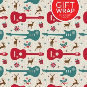 Hal Leonard Wrapping Paper – Guitars & Reindeer Theme / HL00285992