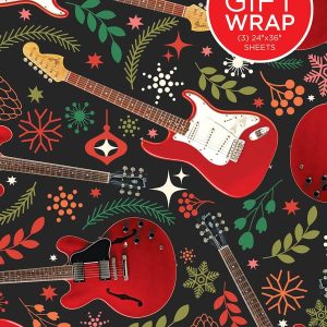 Hal Leonard Wrapping Paper – Red Guitar Theme / 196584