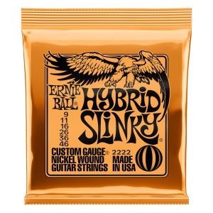 Hybrid Slinky Nickel Wound Electric Guitar Strings 9 46 Gauge / P02222