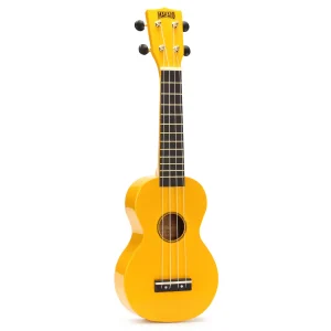 Mahalo MR1 YW Rainbow Soprano Ukulele. Yellow / MR1YW-U