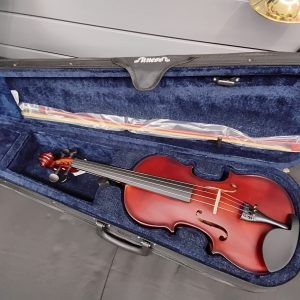 4/4 Violin w/case & accessoiries – Dark brown