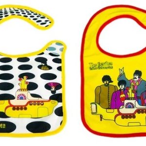 Daphyl’s – The Beatles – Yellow Sub – Soft Bibs 2-Pack DAPTBB2PK