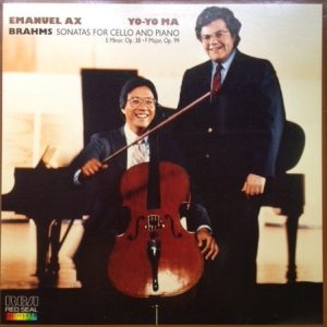Emanuel Ax, Yo-Yo Ma - Brahms* – Sonatas For Cello And Piano (E Minor, Op. 38 • F Major, Op. 99)