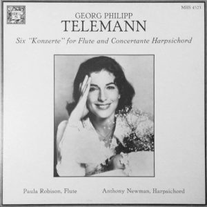Telemann - Paula Robison, Anthony Newman – Six "Konzerte" for Flute and Concertante Harpsichord